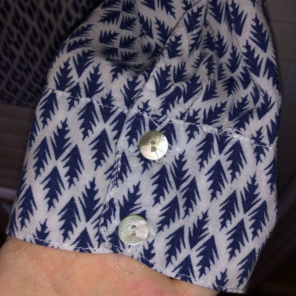 Cedar Tree Patterned Button Down - Picture 3 of 4